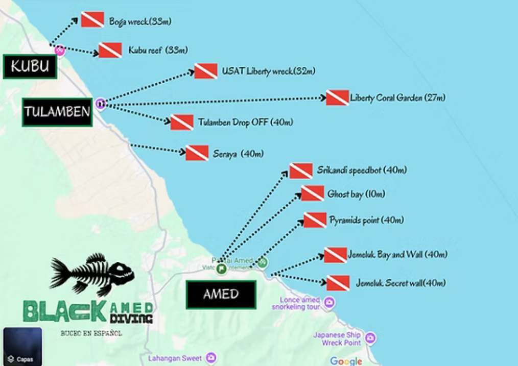 Black Amed Diving